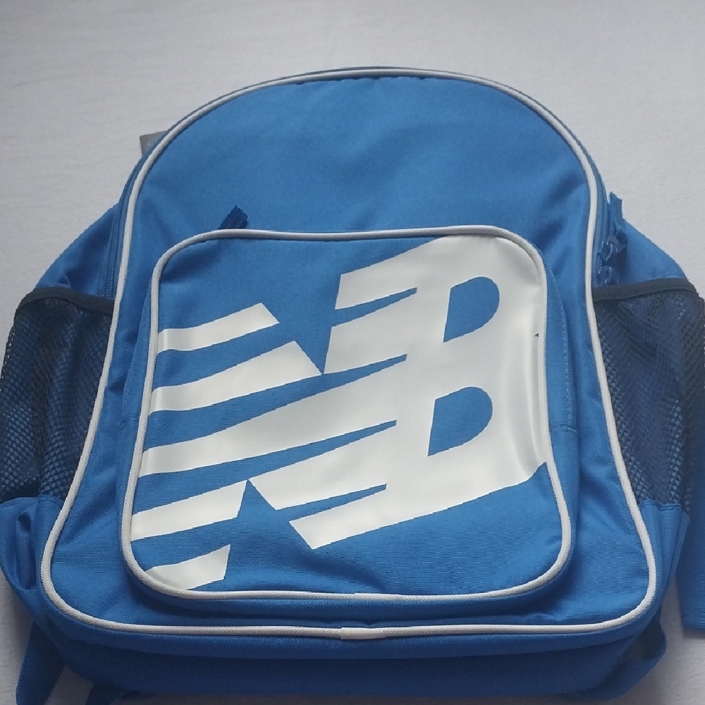 New Balance Men's Backpack in Blue and White